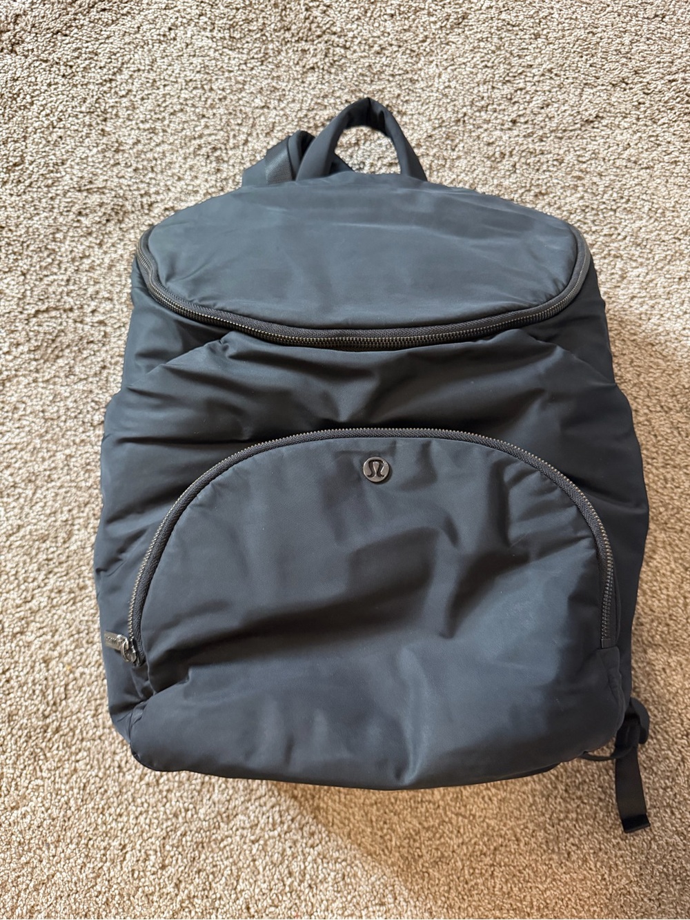 lululemon athletica Black/Graphite Grey Backpack with Silver Hardware - Picture 7 of 14